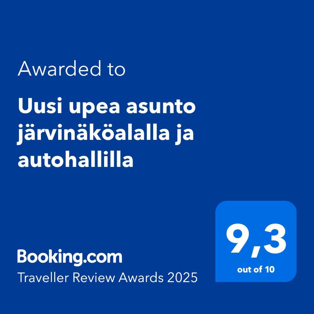 Uusi Upea Asunto Jaervinaekoealalla Ja Autohallilla Тампере Экстерьер фото